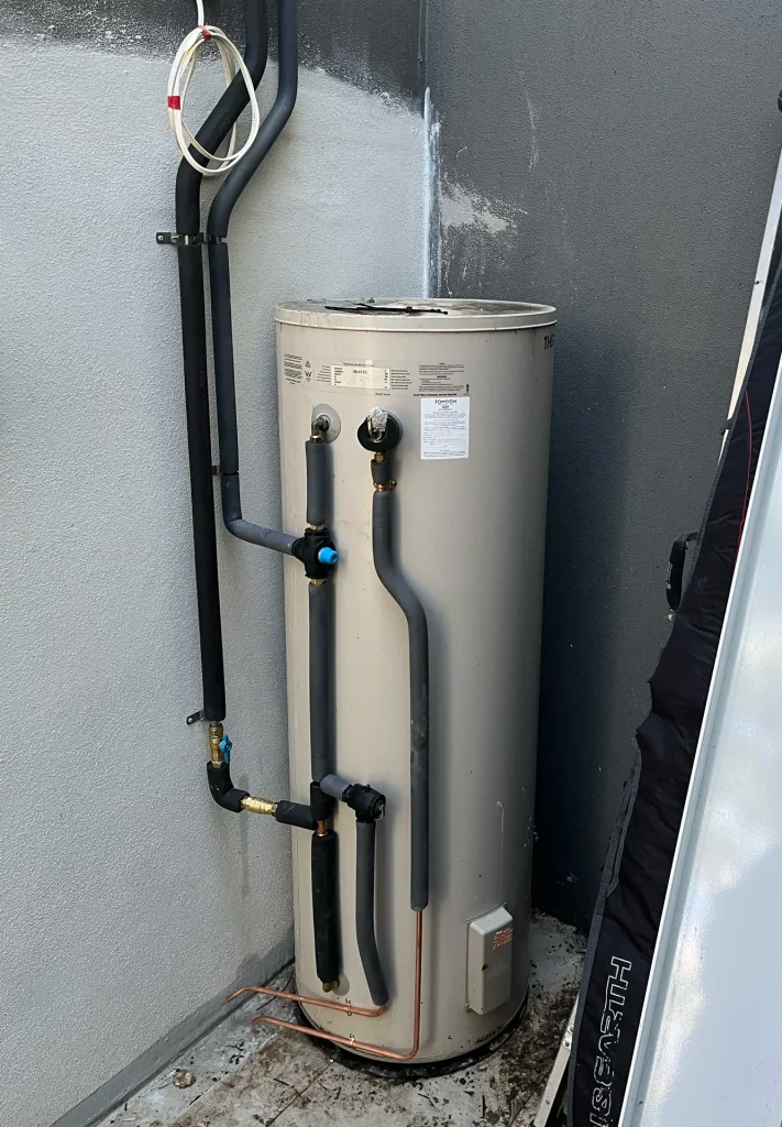 Electric hot water system installed by H1 Plumbing & Drainage